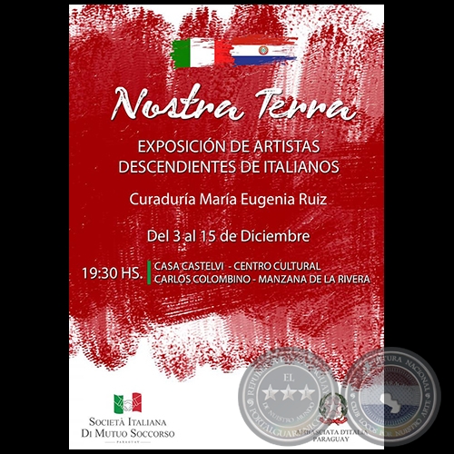 Nostra Terra - Exposicin de Artistas Descendientes de Italianos - 3 al 15 de Diciembre de 2018